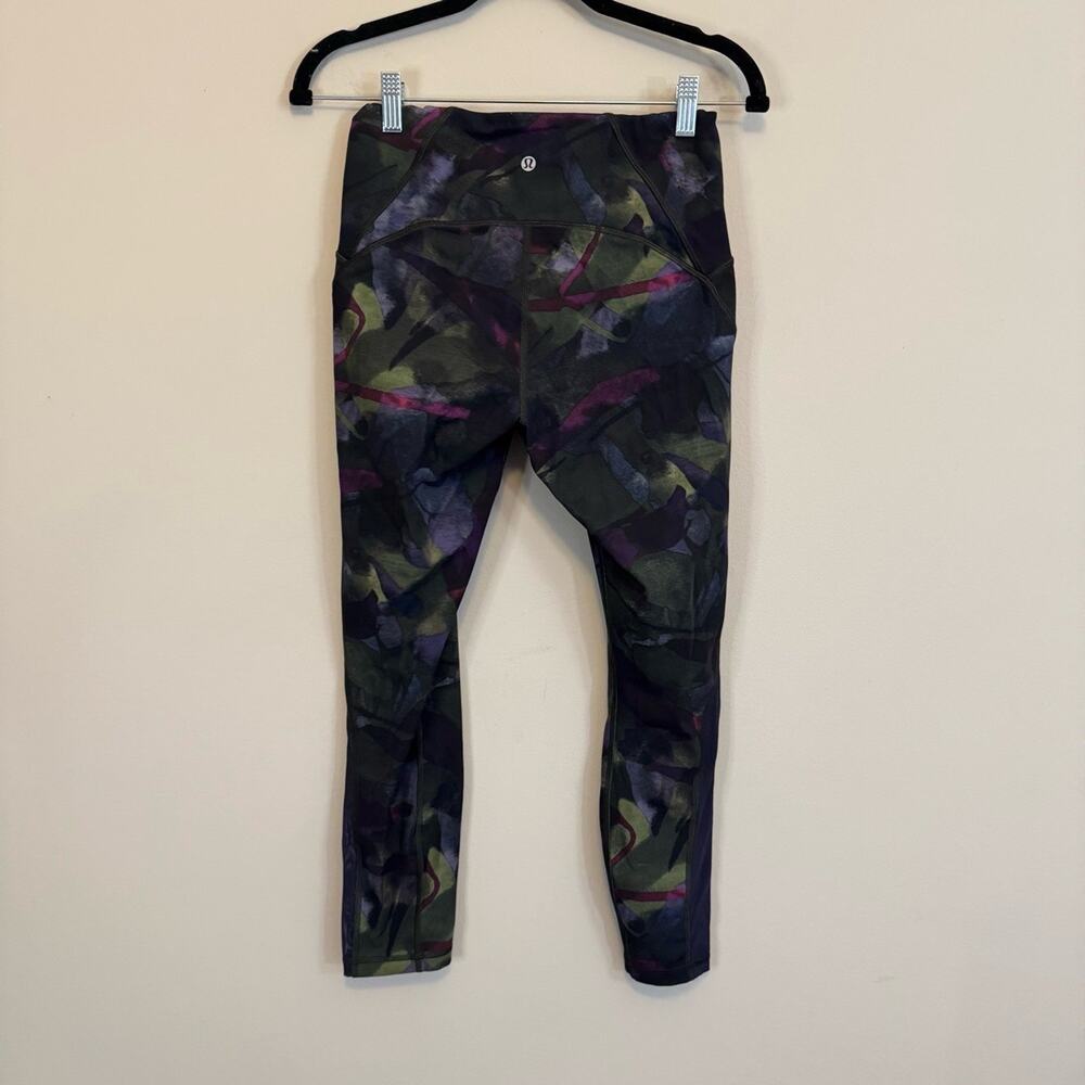 Lululemon Capri Leggings Green 8 - Picture 2 of 7